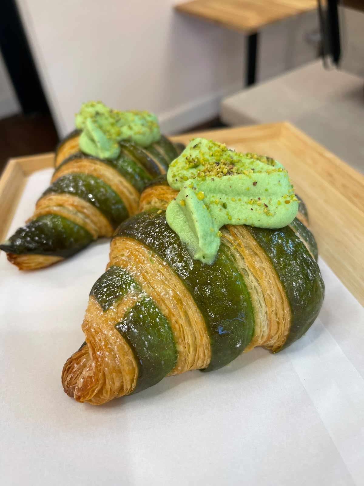 Freshly baked Liva croissants